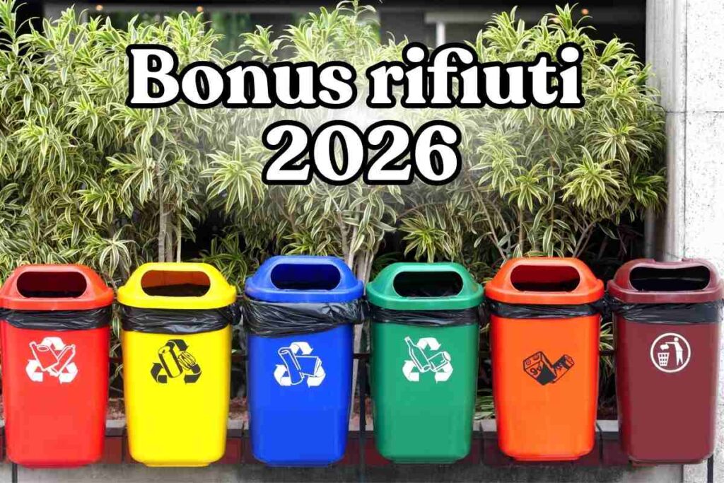 bonus rifiuti 2026