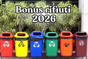 bonus rifiuti 2026