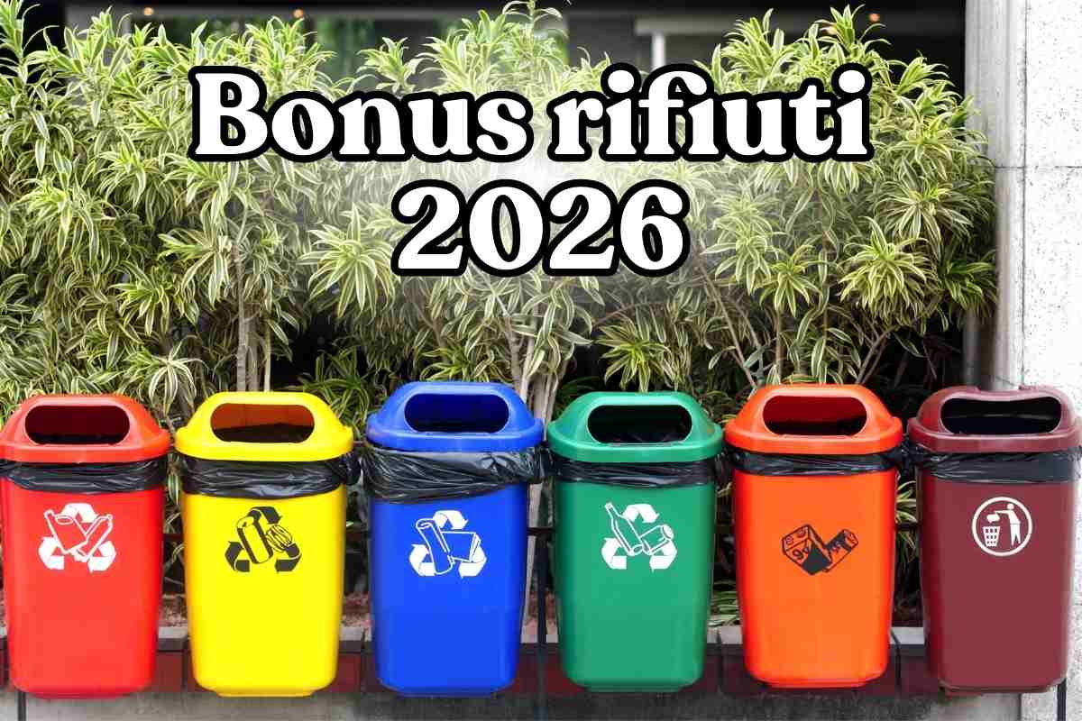 bonus rifiuti 2026